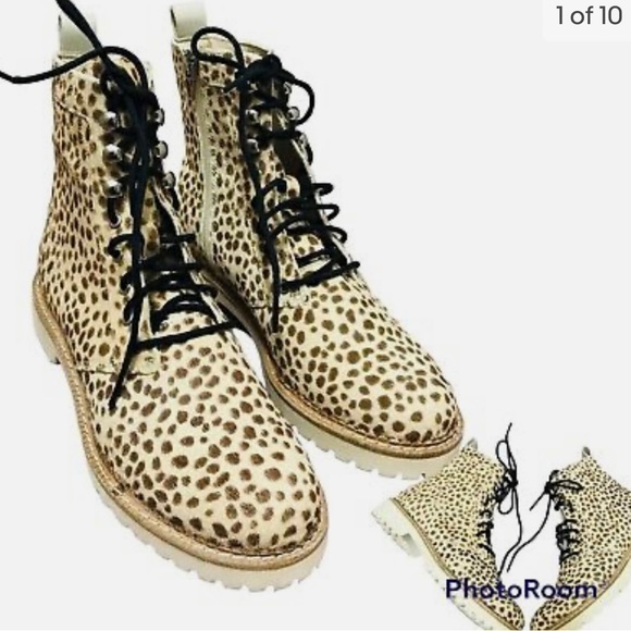 Dolce Vita Women’s Boots Size 7.5 Leopard Print Calf Hair Boots. - Picture 1 of 4